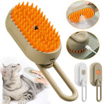 3 in 1 Electric Steam Spray Cat Hair Brushes for Massage Grooming