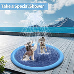 Inflatable Splash Sprinkler Pad Swimming Pool For Pets