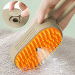 3 in 1 Electric Steam Spray Cat Hair Brushes for Massage Grooming