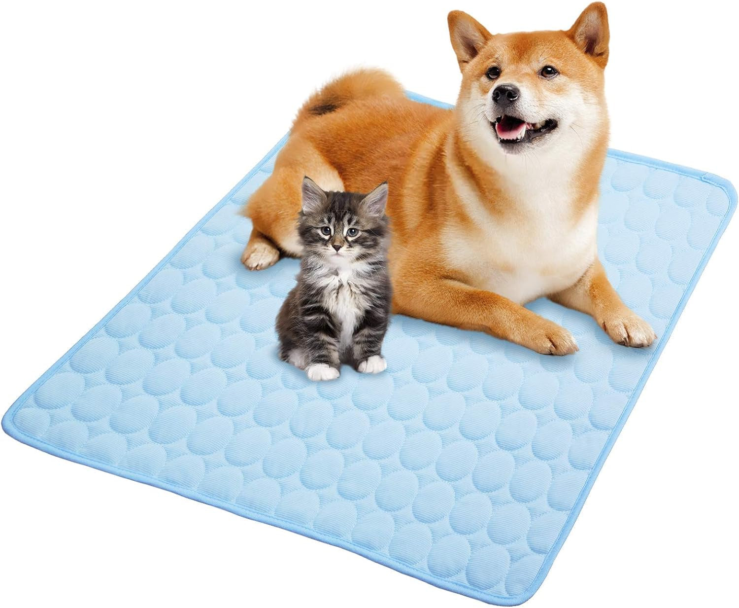 Dog Cooling Mat Self Cooling Blanket, Washable Pet Cooling Mat, 28X22Inch/70X55Cm