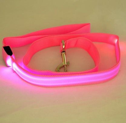 LED Luminous Traction Dog Leash