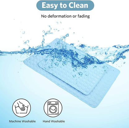 Dog Cooling Mat Self Cooling Blanket, Washable Pet Cooling Mat, 28X22Inch/70X55Cm