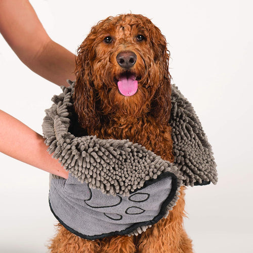 Shammy Dog Towels for Drying Dogs - Heavy Duty Soft Microfiber Bath Towel - Super Absorbent, Quick Drying, & Machine 