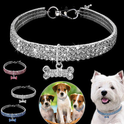 Bling Rhinestone Dog/Cat Collar