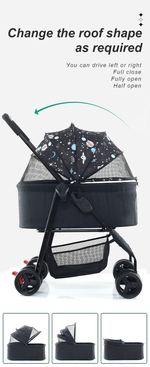 Cat And Dog Pet Stroller