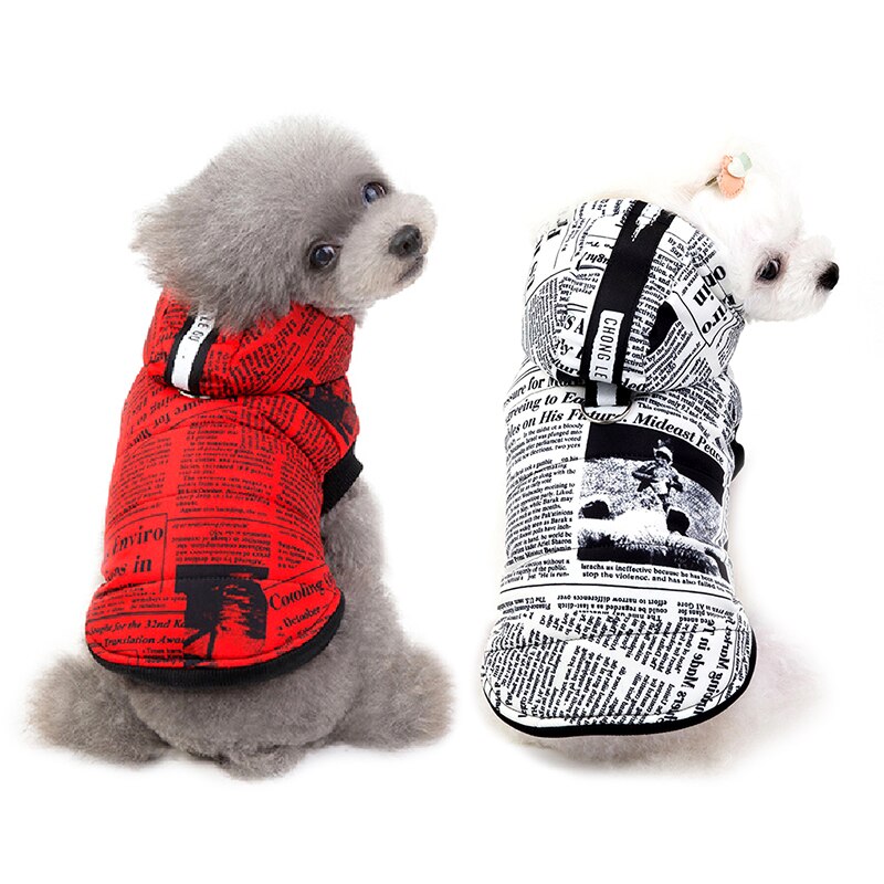 Newspaper Cotton Pet Sweater