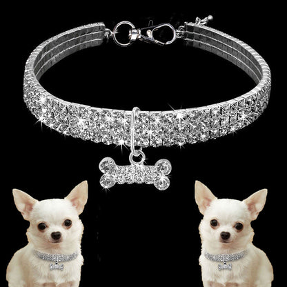 Bling Rhinestone Dog/Cat Collar