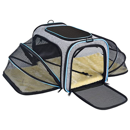 Airline Approved Expandable Foldable Soft Dog/Cat Carrier