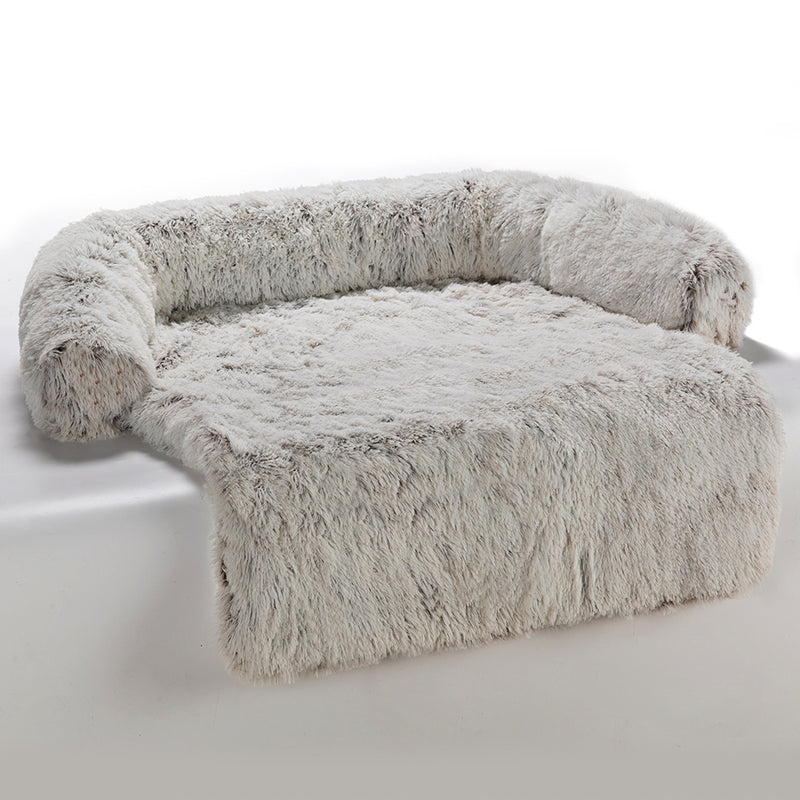 Plush Calming Sofa Pet Bed