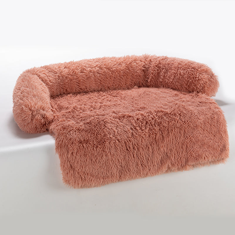 Plush Calming Sofa Pet Bed