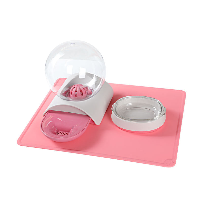 Pet Feeding Bowl and Water Dispenser