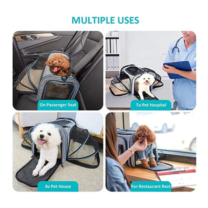 Airline Approved Expandable Foldable Soft Dog/Cat Carrier