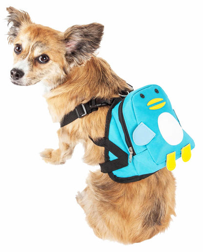 Large-Pocketed Compartmental Animated Dog Harness Backpack