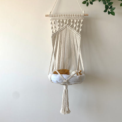 Vintage Cat Hammock With Tassels