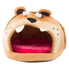 Roar Bear Plush Fleece Pet Bed