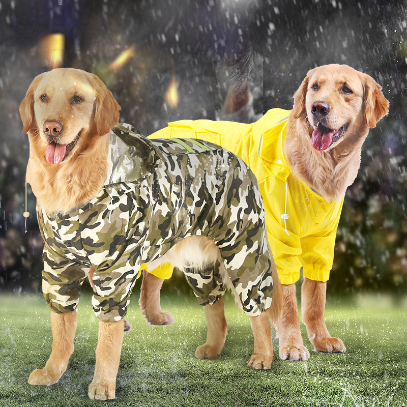 Waterproof Dog Raincoat  Four Legged