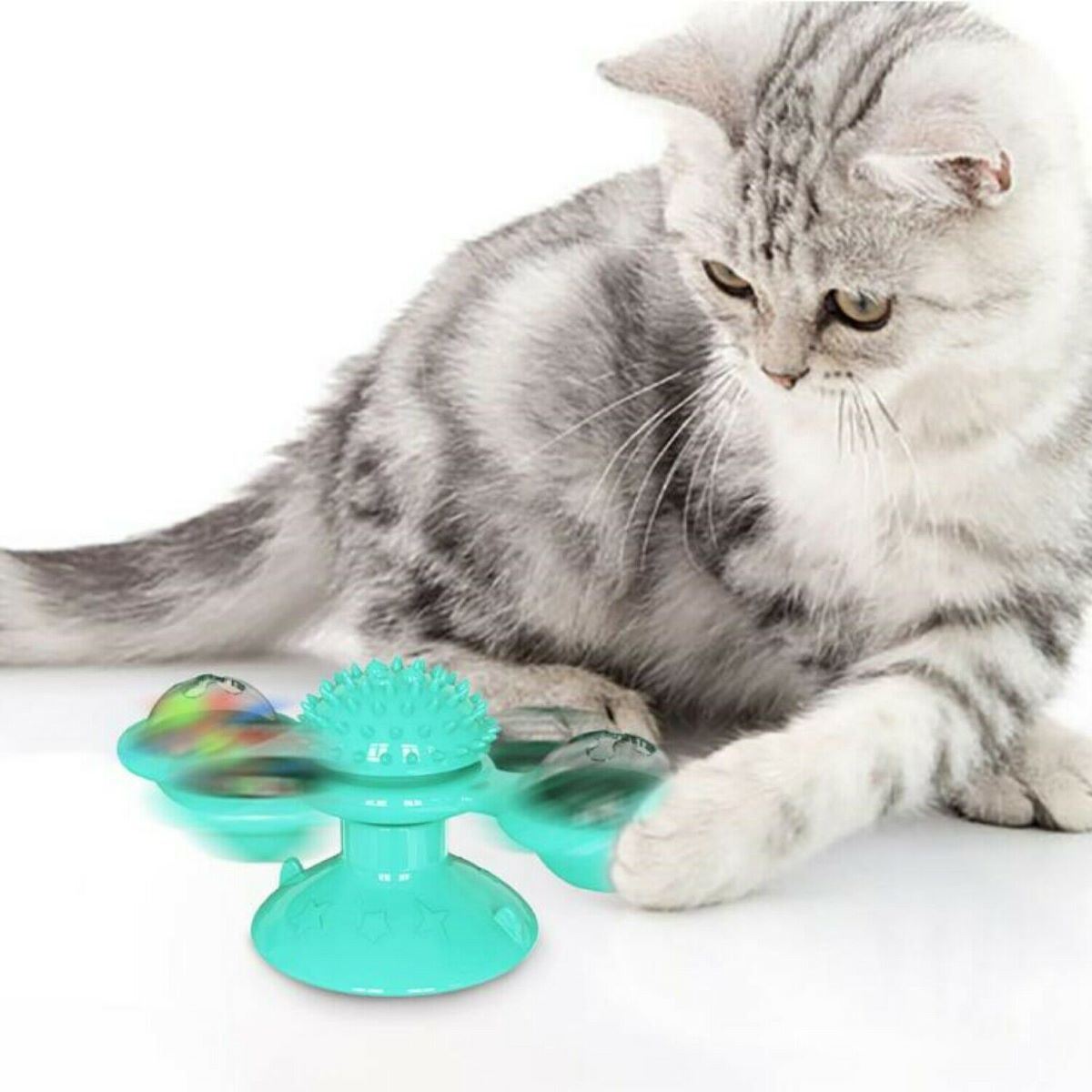 New Stylish Cat Toys For Kitten  Design Windmill And Fish