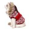 Christmas Antlers Snowflake Fur Collar Sweater