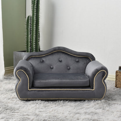 27" Pet Sofa With Cushion