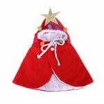 Holiday Pet Cape with Hoody