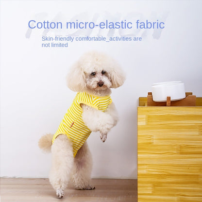 Striped Belly Pet Clothes