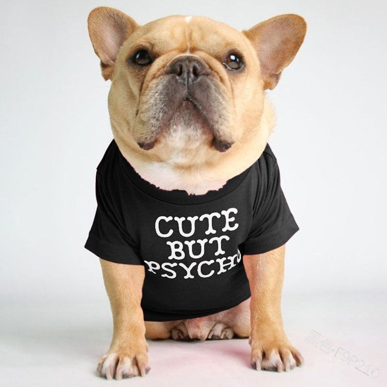 Round Collar T-shirt Teddy Pet Clothing