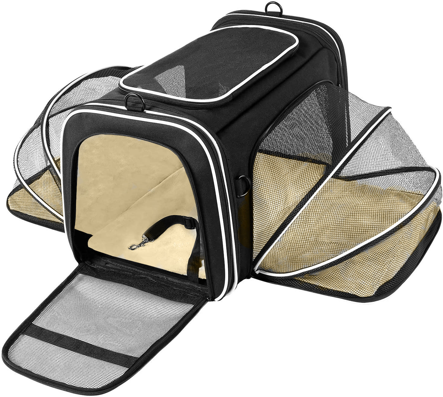 Pet Carrier Expandable Foldable Dog/Cat Backpack