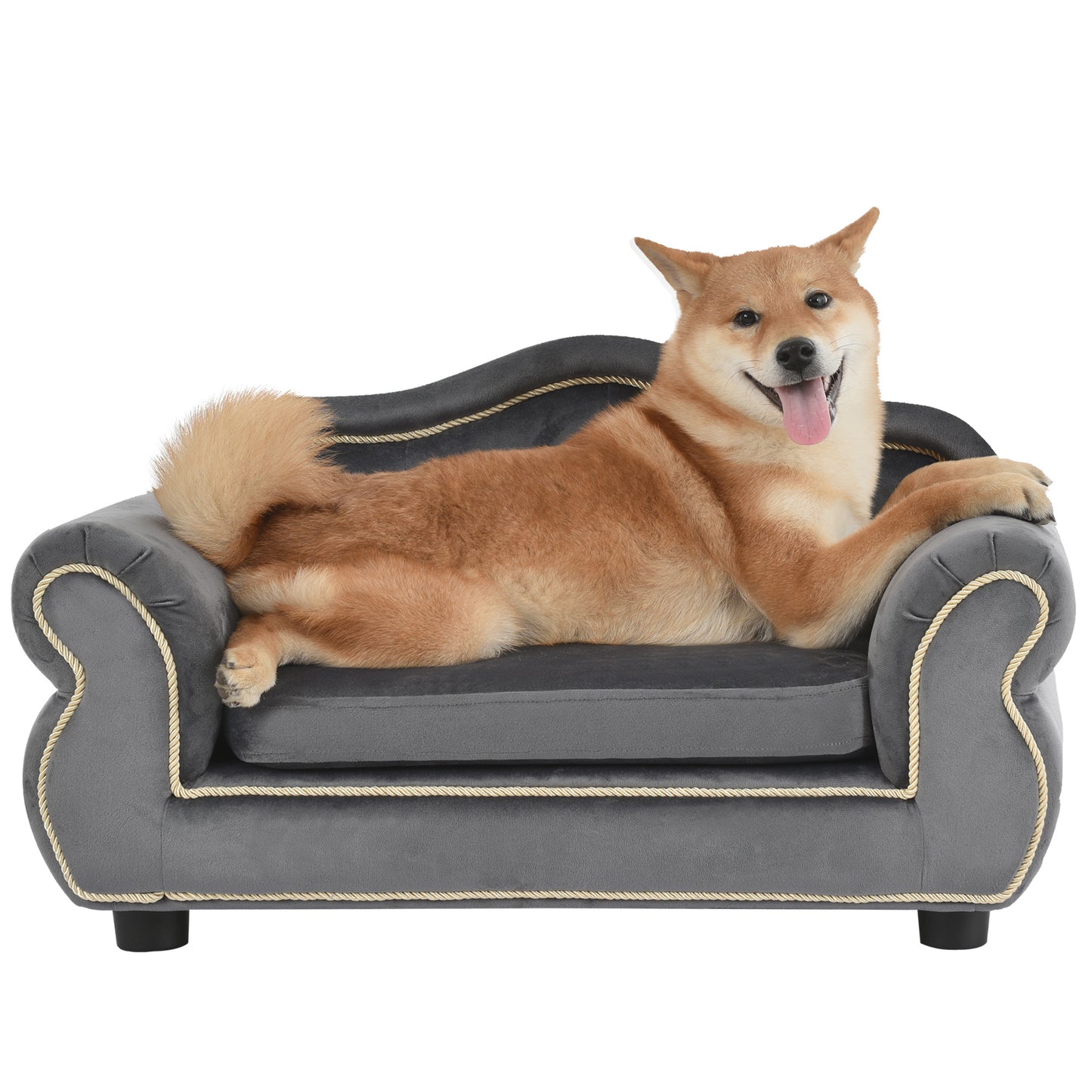 27" Pet Sofa With Cushion