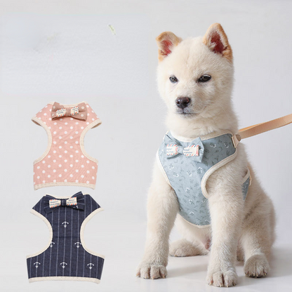 Pet Leash Bowknot Chest Strap