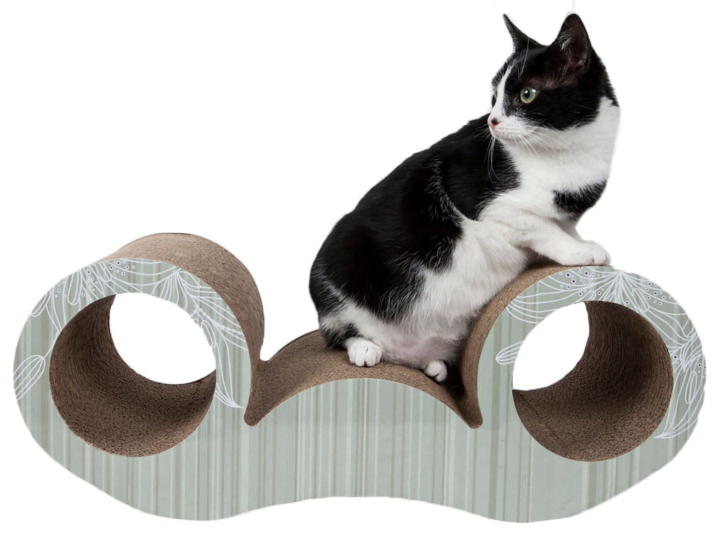 Pet Life Binocular Ultra Premium Modern Exquisite Contoured Cat Scratcher