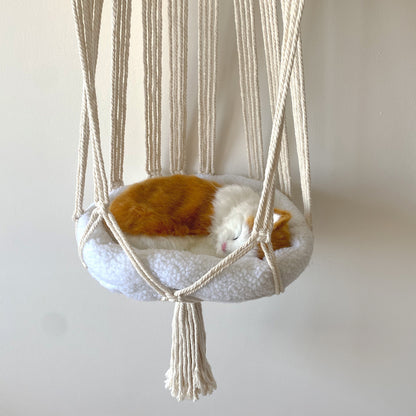 Vintage Cat Hammock With Tassels