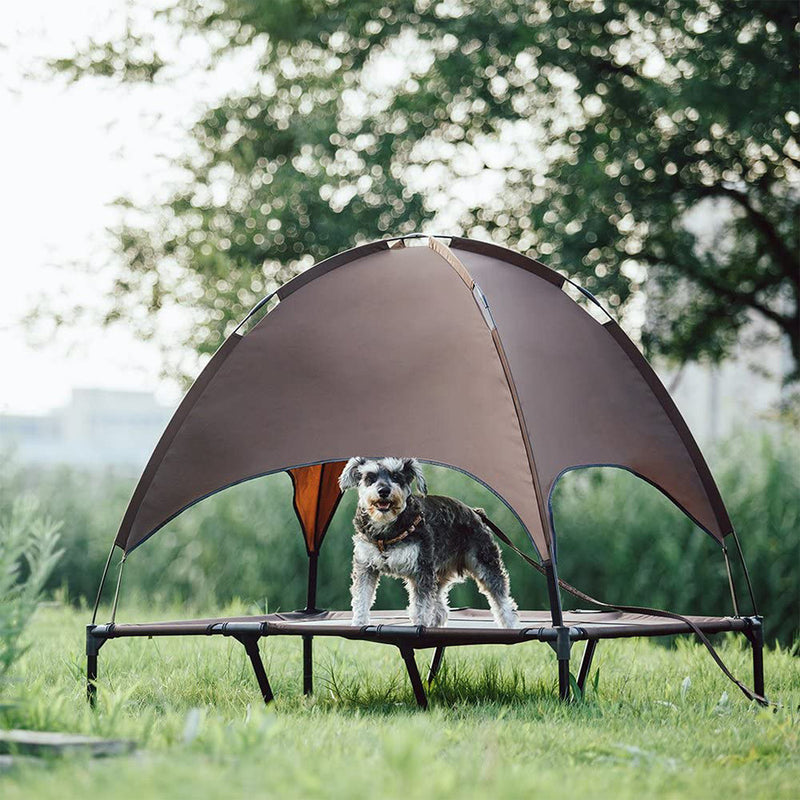 Elevated Pet Dog Bed Tent with Canopy