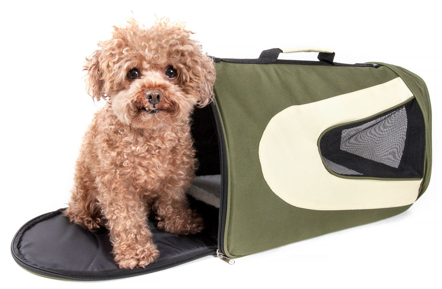 Zippered Sporty Mesh Pet Carrier