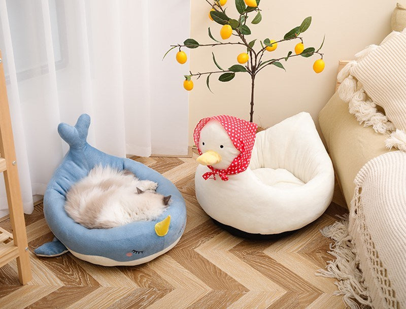 Cartoon Animals Shape Cute Pet Bed