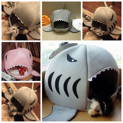 Shark Shape House Pet Beds