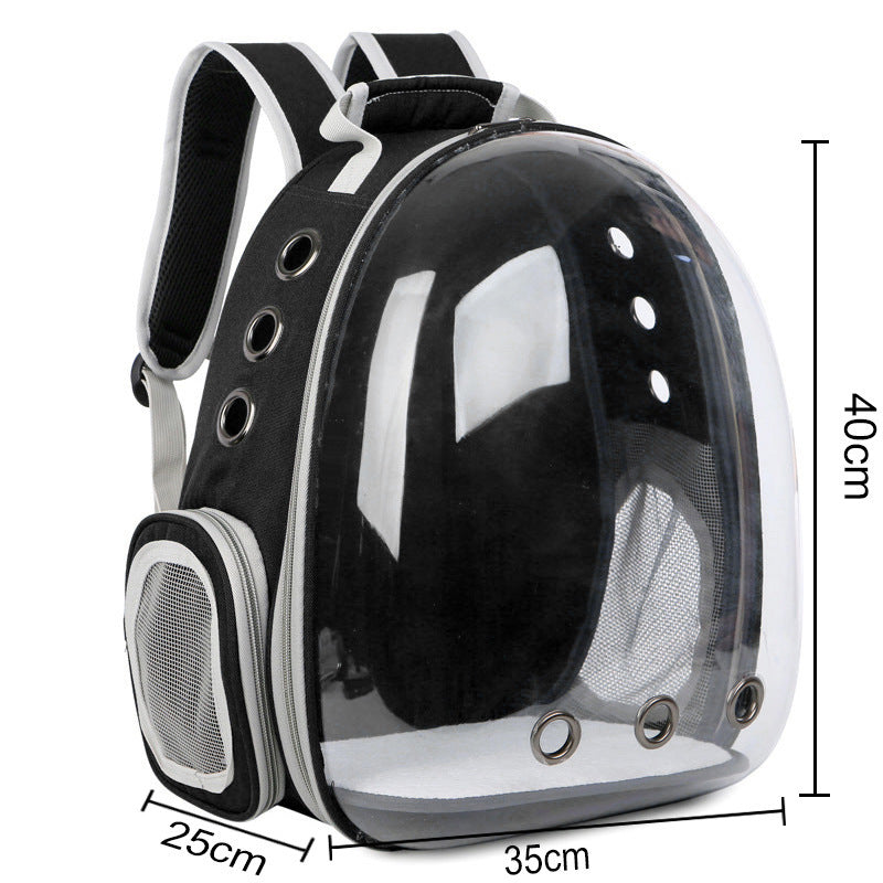 Transparent Space Pet Backpack