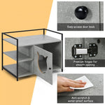 The 2-in-1 Hidden Cat Washroom And Side Table Furniture Cabinet