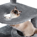 Multi-Functional Large Cat Tree with Super Large Condo, Spacious Top Perch, Sisal Scratching Post and Cat Interactive Toy For Big and Fat Cats