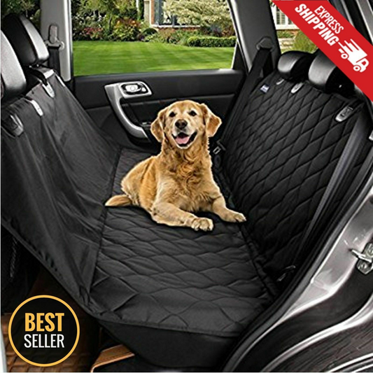 Pet Dog Car Seat Cover Rear -Black XH