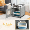 The 2-in-1 Hidden Cat Washroom And Side Table Furniture Cabinet