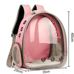 Transparent Space Pet Backpack