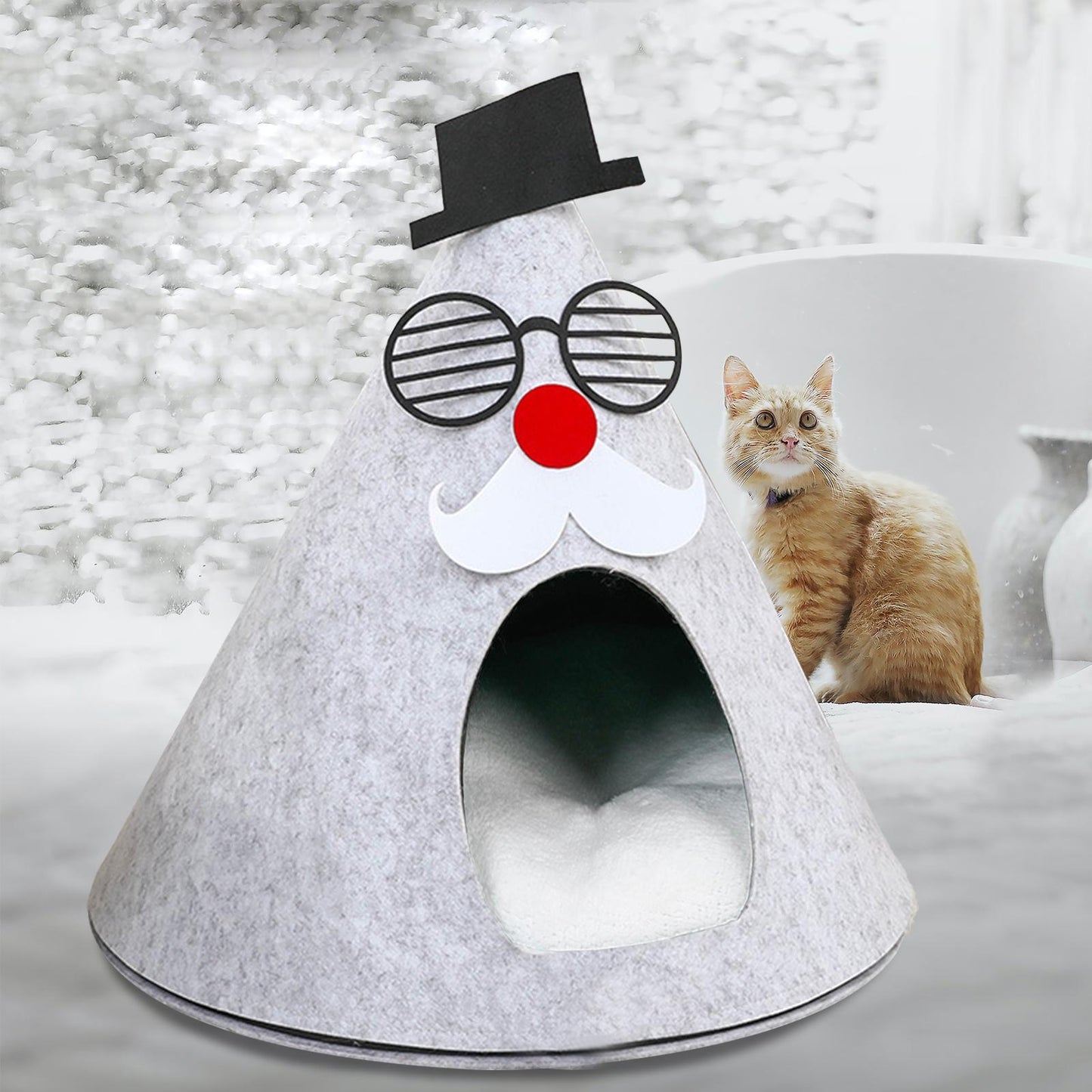 Christmas Tree Shape Pet Bed