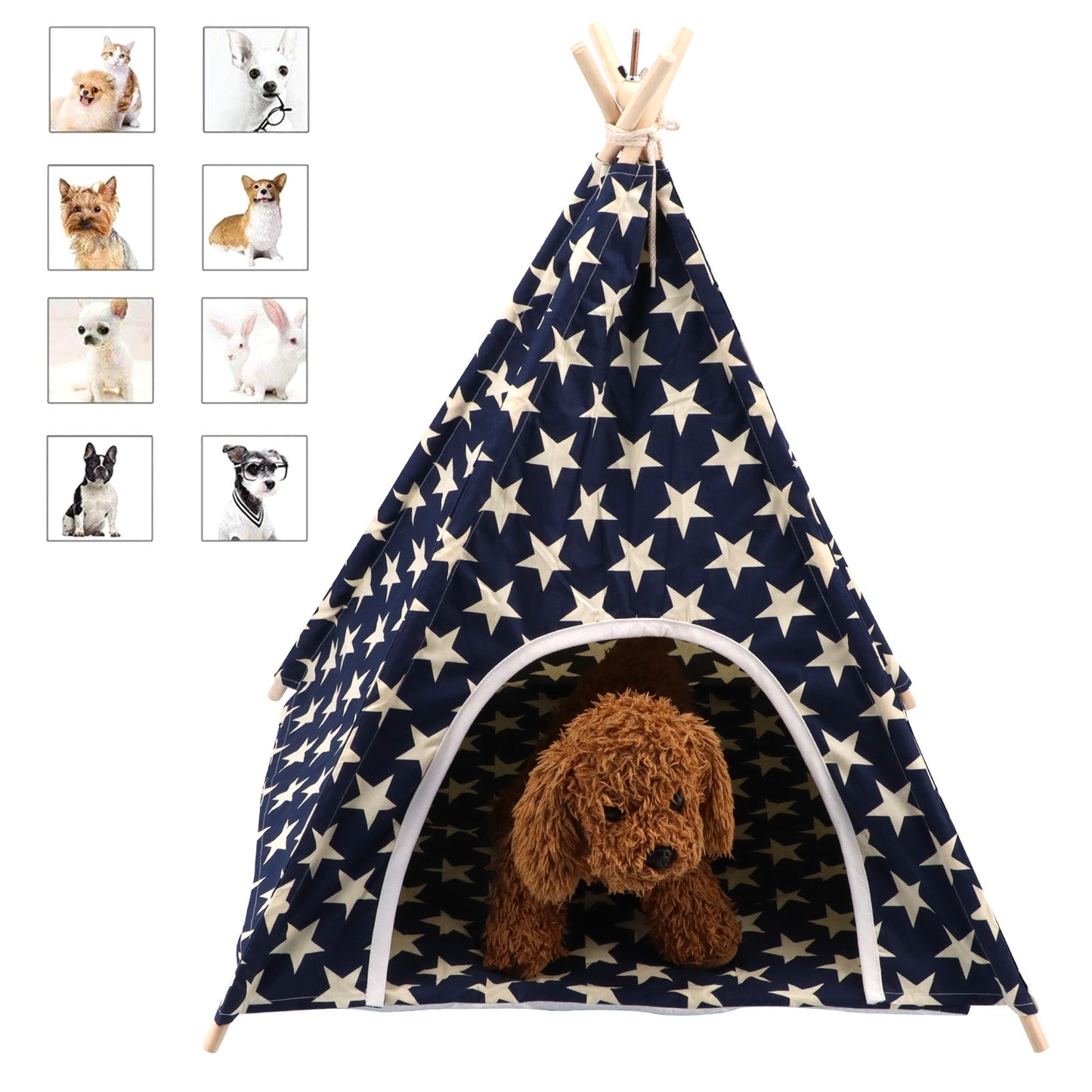 Pet Tent Washable Dog Bed Play House