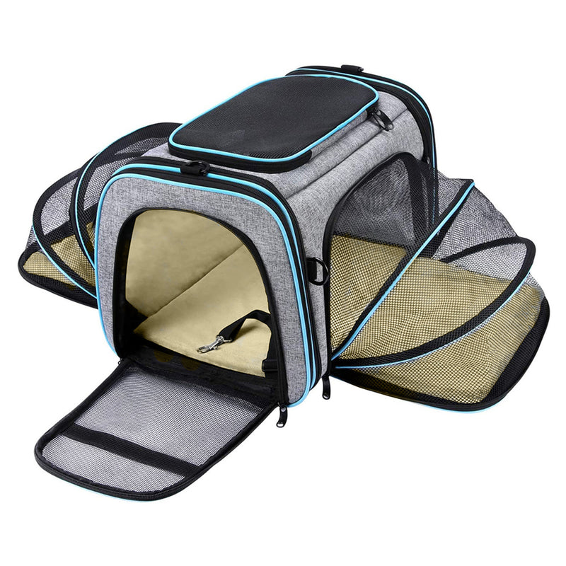 Pet Carrier Expandable Foldable Dog/Cat Backpack