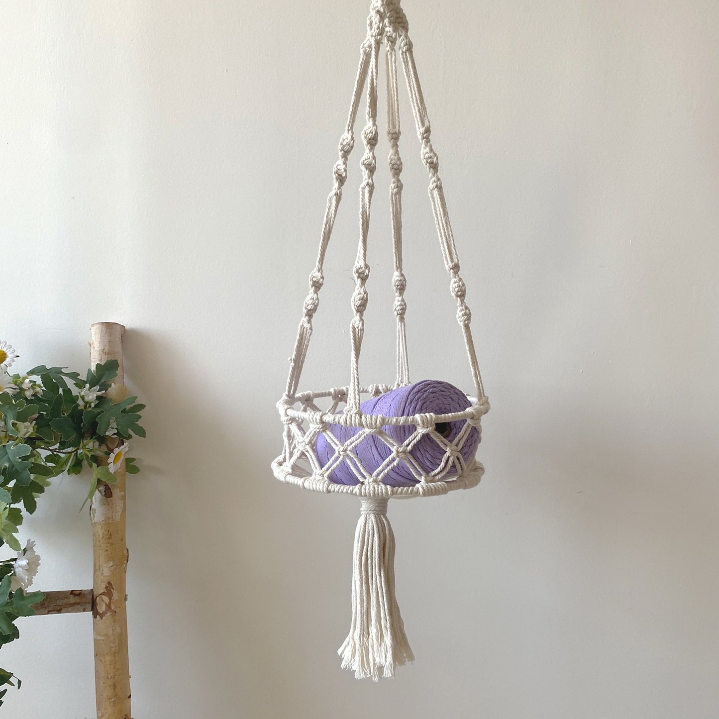 Vintage Cat Hammock With Tassels