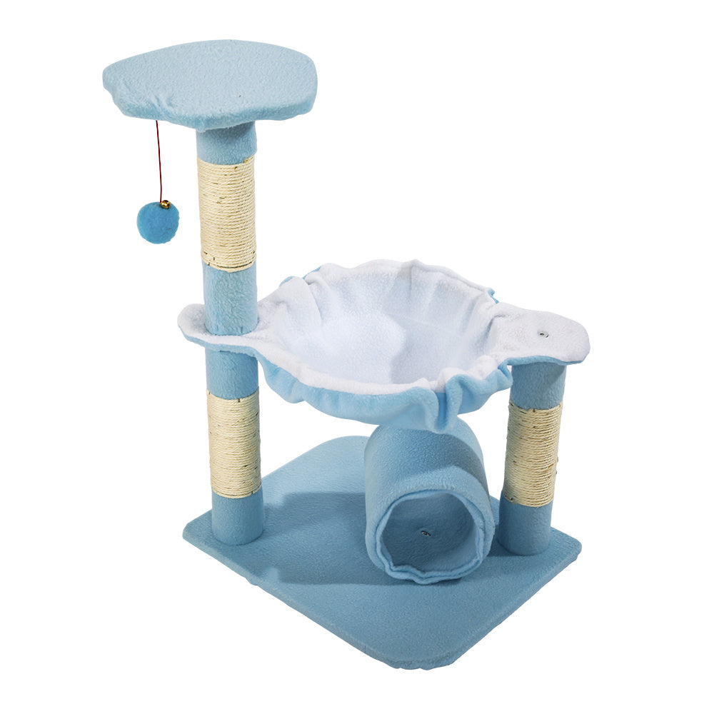 Cat Climbing Tower Lamb Blue