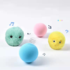 Cat Fluffy Interactive Ball | Squeaky Torch Sound Toy Pack of 3