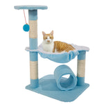 Cat Climbing Tower Lamb Blue